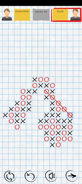 Tic Tac Toe Online: Mega XO  [МОД Много денег] Screenshot 2