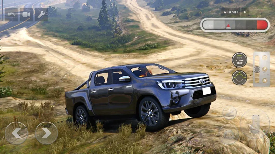 Toyota Hilux 4x4 Mountain Ride (Тойота Хайлюкс 44 Поездка по горам)  [МОД Бесконечные монеты] Screenshot 5