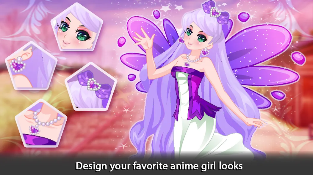 Dress Up Angel Anime Girl Game  [МОД Mega Pack] Screenshot 2