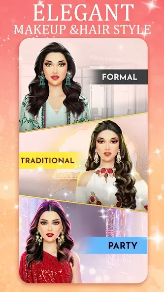 Indian Fashion Dressup Stylist  [МОД Menu] Screenshot 5