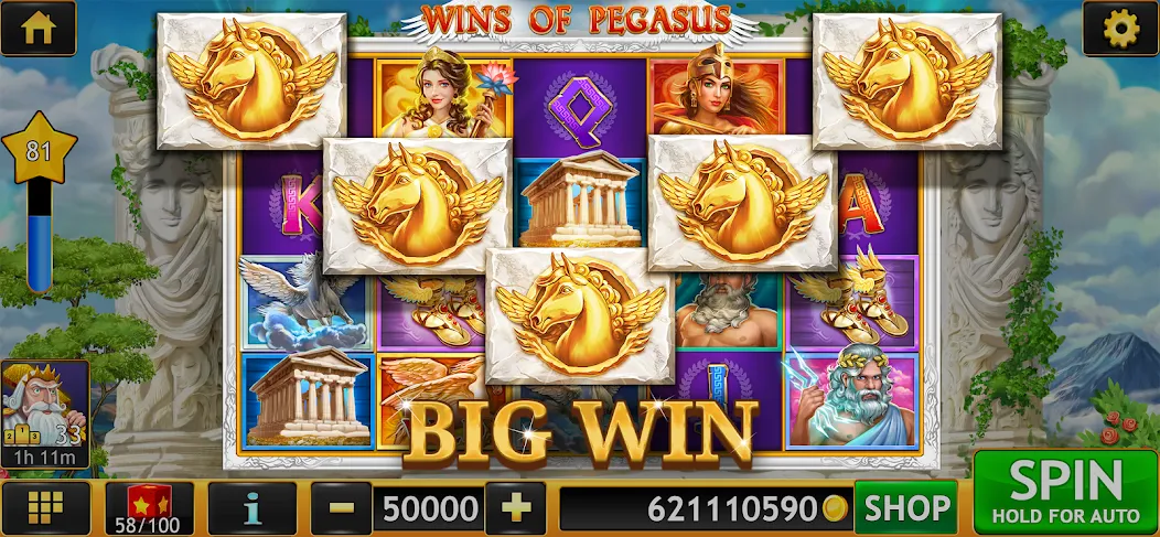 Slots of Luck: Vegas Casino (Слоты удачи)  [МОД Много монет] Screenshot 1