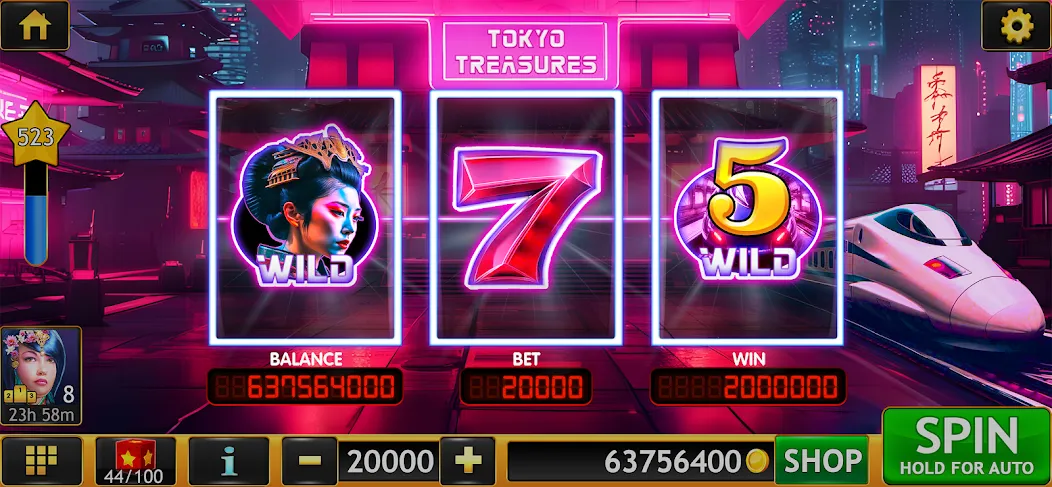 Slots of Luck: Vegas Casino (Слоты удачи)  [МОД Много монет] Screenshot 3