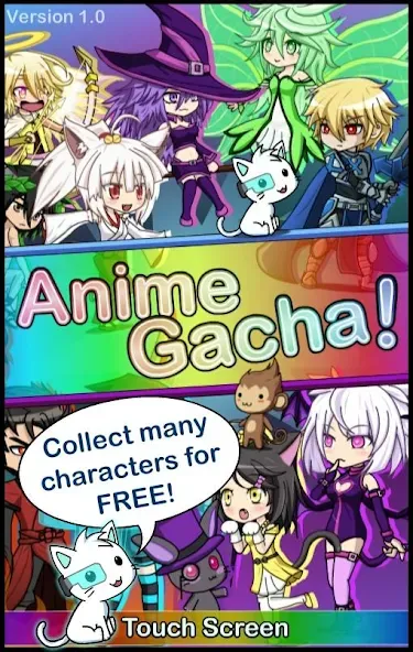 Anime Gacha! (Simulator & RPG)  [МОД Menu] Screenshot 1