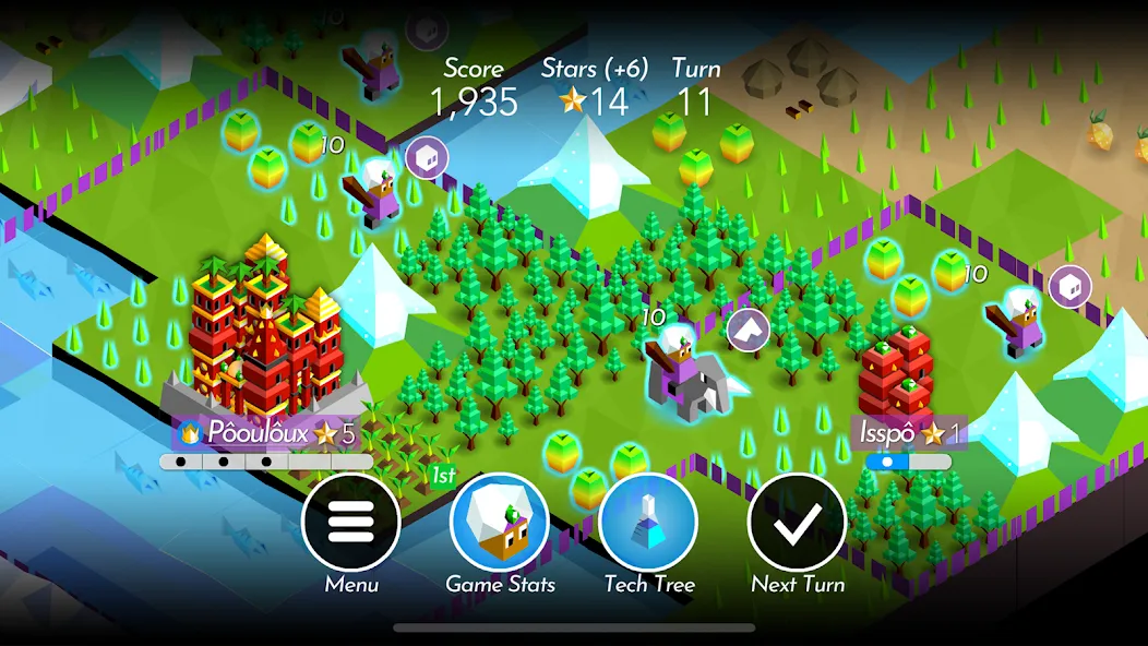 The Battle of Polytopia (Зе Батл оф Политопия)  [МОД Много денег] Screenshot 5