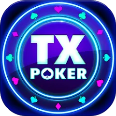 Взломанная TX Poker - Texas Holdem Poker  [МОД Много монет] - последняя версия apk на Андроид