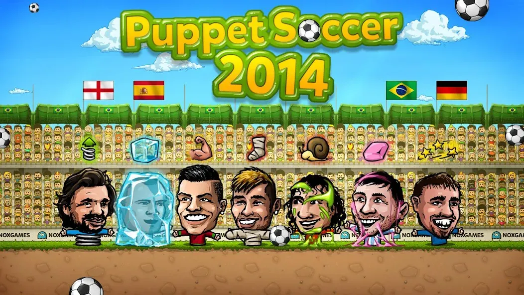 Puppet Soccer - Football  [МОД Все открыто] Screenshot 4