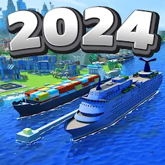 Скачать взлом Sea Port: Cargo Boat Tycoon (Си Порт)  [МОД Unlocked] - полная версия apk на Андроид