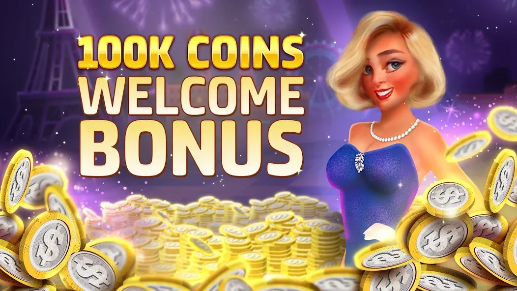 Vegas Downtown Slots & Words  [МОД Unlocked] Screenshot 5