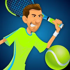 Взломанная Stick Tennis (Стик Теннис)  [МОД Много денег] - стабильная версия apk на Андроид