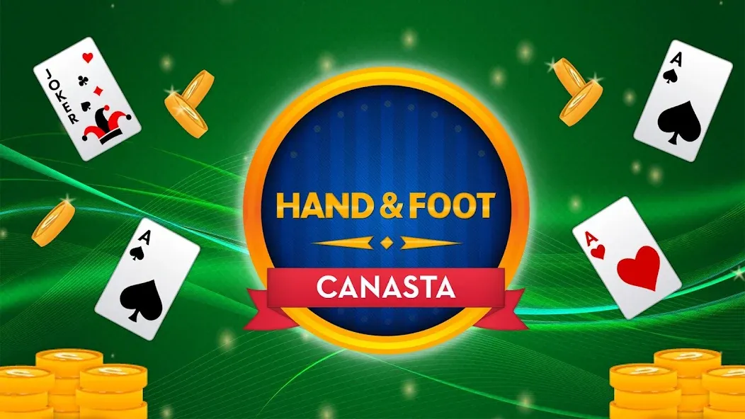 Hand and Foot Canasta  [МОД Бесконечные монеты] Screenshot 1