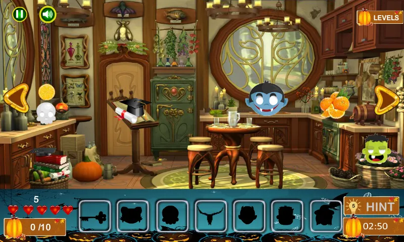 Halloween Hidden Objects (Хэллоуин Скрытые Объекты)  [МОД Много денег] Screenshot 4