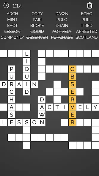 Crossword : Word Fill  [МОД Menu] Screenshot 5