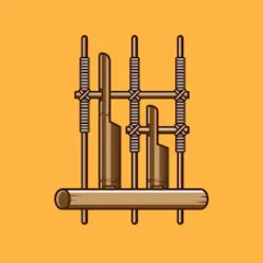 Скачать взломанную Angklung Instrument (Ангклунг инструмент)  [МОД Unlimited Money] - полная версия apk на Андроид