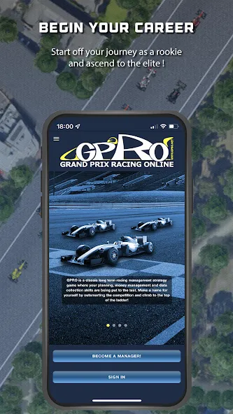 GPRO - Classic racing manager (ГПРО)  [МОД Unlocked] Screenshot 1