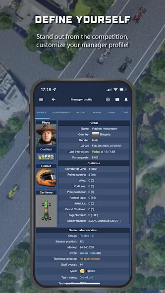 GPRO - Classic racing manager (ГПРО)  [МОД Unlocked] Screenshot 2