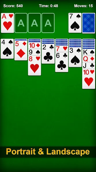 Solitaire - Classic Card Games  [МОД Бесконечные монеты] Screenshot 2