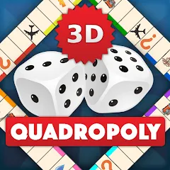 Взломанная Quadropoly - Monopolist Tycoon  [МОД Mega Pack] - последняя версия apk на Андроид