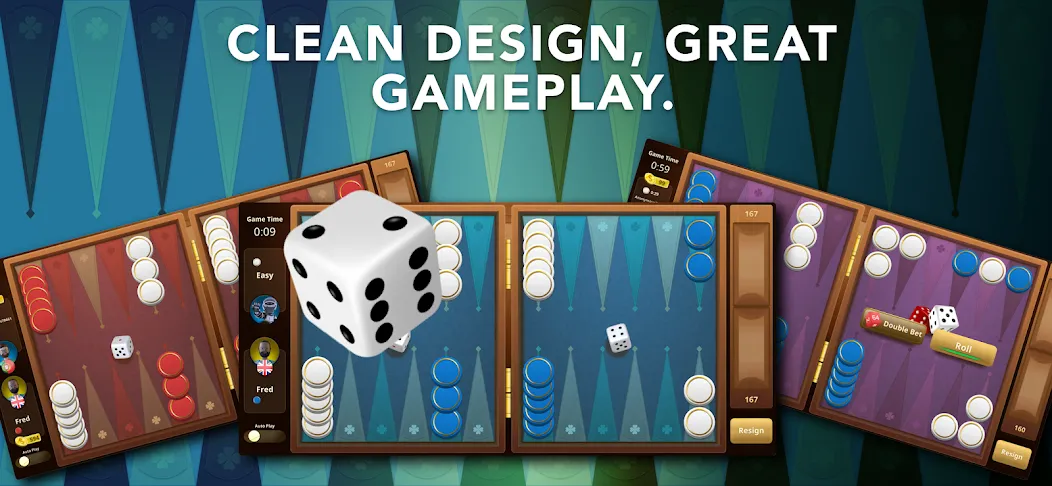 Backgammon Classic + Online  [МОД Все открыто] Screenshot 3