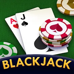 Взломанная Blackjack 21: online casino (Блэкджек 21)  [МОД Unlocked] - полная версия apk на Андроид