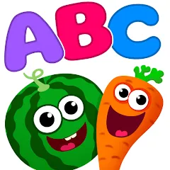 Взломанная ABC kids! Alphabet learning!  [МОД Все открыто] - стабильная версия apk на Андроид