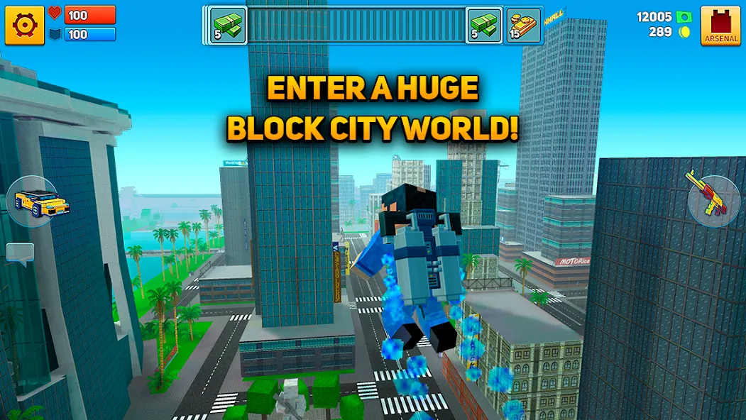 Block City Wars: Pixel Shooter (Блок Сити Варс)  [МОД Menu] Screenshot 2