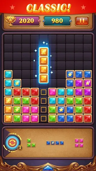 Block Puzzle: Diamond Star  [МОД Menu] Screenshot 4