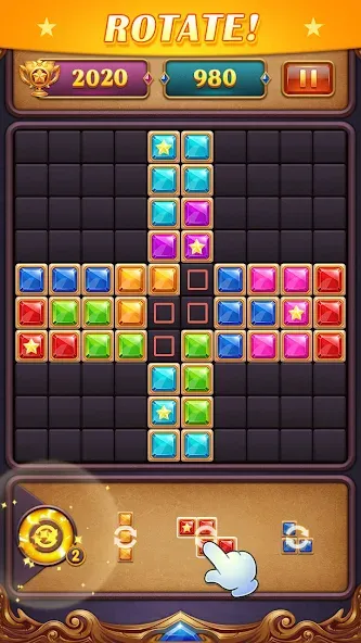 Block Puzzle: Diamond Star  [МОД Menu] Screenshot 5