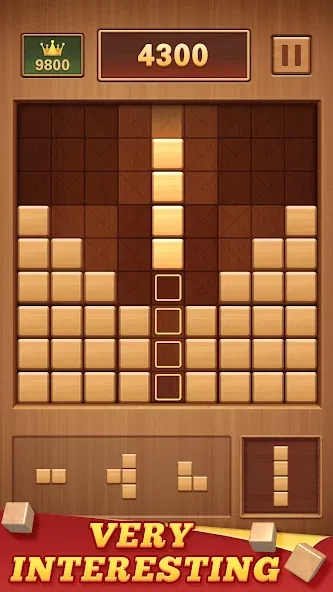 Wood Block 99 - Sudoku Puzzle (Вуд Блок 99)  [МОД Unlocked] Screenshot 1