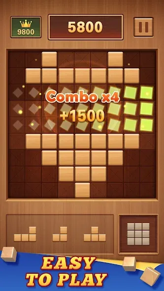 Wood Block 99 - Sudoku Puzzle (Вуд Блок 99)  [МОД Unlocked] Screenshot 3