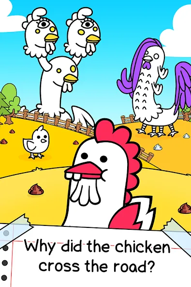 Chicken Evolution: Idle Game (Чикен Эволюшн)  [МОД Unlocked] Screenshot 1