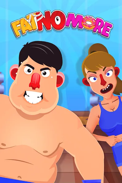 Fat No More: Sports Gym Game! (Фэт Но Море)  [МОД Бесконечные монеты] Screenshot 5