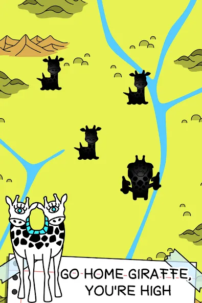 Giraffe Evolution: Idle Game (Жираф Эволюция)  [МОД Бесконечные монеты] Screenshot 3