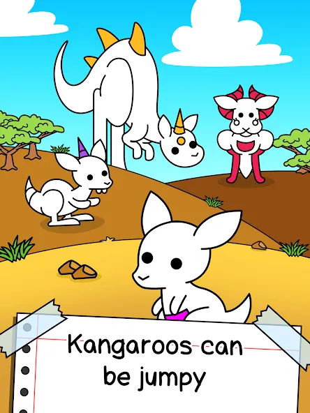 Kangaroo Evolution: Simulator (Кенгуру Эволюция)  [МОД Меню] Screenshot 5