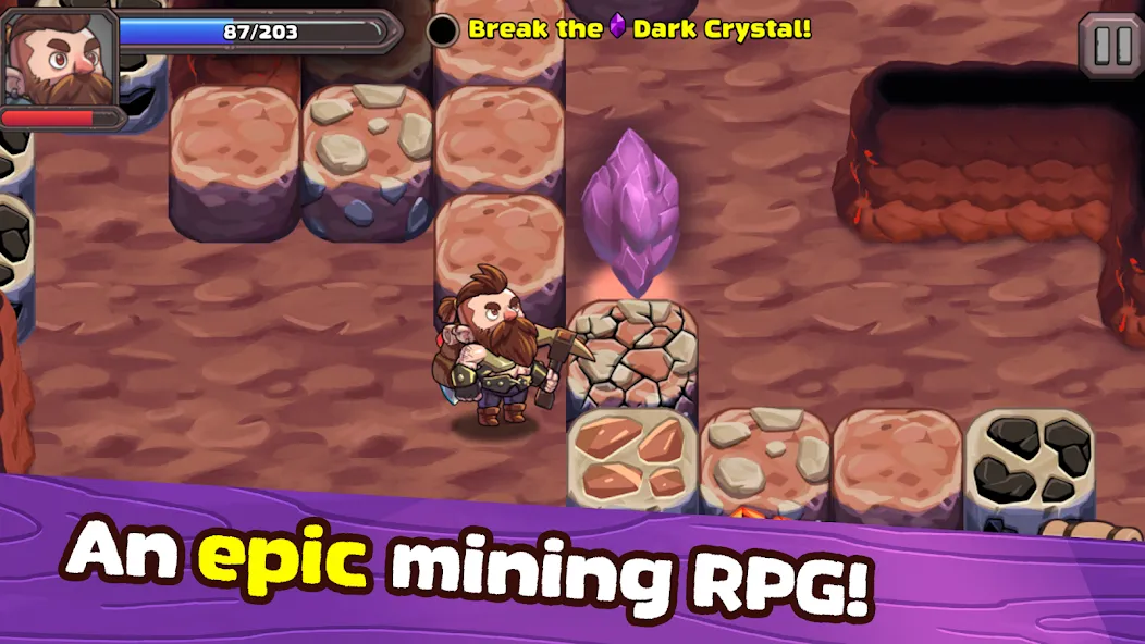 Mine Quest 2: RPG Mining Game (Мине Квест 2)  [МОД Mega Pack] Screenshot 1