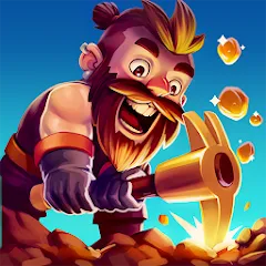 Скачать взломанную Mine Quest 2: RPG Mining Game (Мине Квест 2)  [МОД Mega Pack] - полная версия apk на Андроид