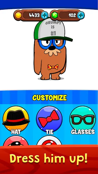 My Grumpy: Funny Virtual Pet (Май Грампи)  [МОД Много денег] Screenshot 3