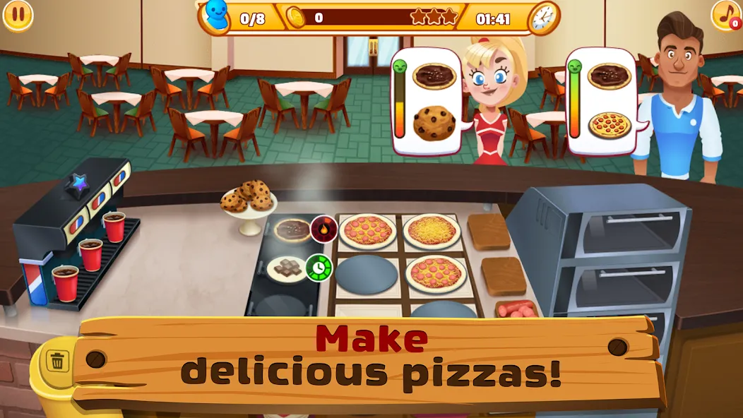 My Pizza Shop 2: Food Games (Мой Пиццерия 2)  [МОД Меню] Screenshot 2