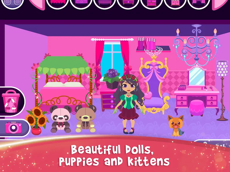 My Princess Castle: Doll Game (Мой Принцессин Замок)  [МОД Бесконечные монеты] Screenshot 4