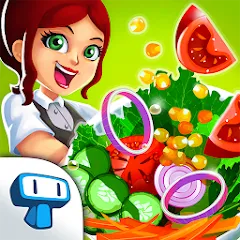 Взломанная My Salad Bar: Veggie Food Game (Мой салатбар)  [МОД Бесконечные монеты] - последняя версия apk на Андроид