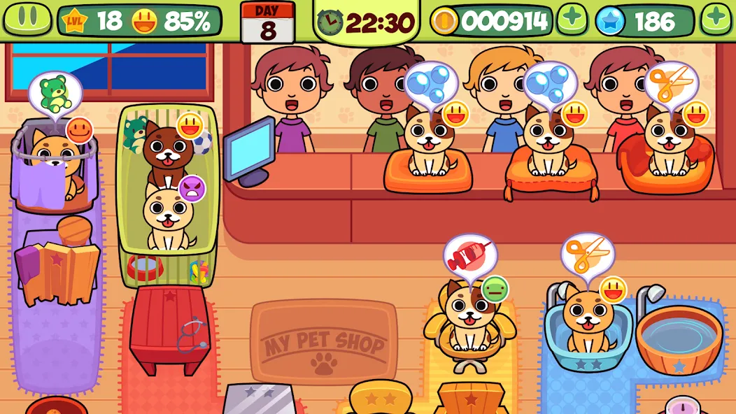 My Virtual Pet Shop: Animals (Мой Виртуальный Зоомагазин)  [МОД Все открыто] Screenshot 2