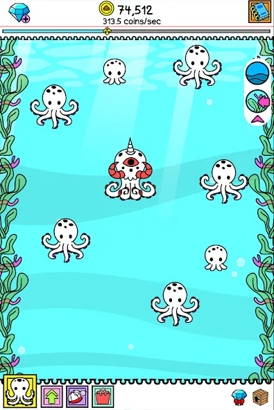 Octopus Evolution: Idle Game (Октопус Эволюция)  [МОД Mega Pack] Screenshot 5