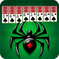 Скачать взломанную Spider Solitaire: Card Game (Спайдер Солитер)  [МОД Unlimited Money] - стабильная версия apk на Андроид