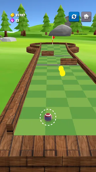 Mini Golf Game - Putt Putt 3D (Мини Гольф Челлендж)  [МОД Unlimited Money] Screenshot 1