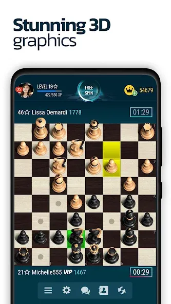 Chess Online  [МОД Много денег] Screenshot 1