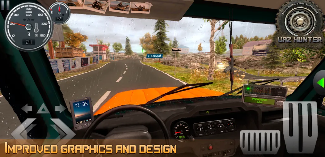 Russian Car Driver Uaz Hunter  [МОД Menu] Screenshot 5