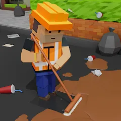 Скачать взлом Cleaning Idle (Клининг Айдл)  [МОД Unlocked] - полная версия apk на Андроид