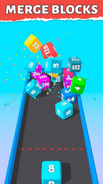 Bounce Merge 2048 Join Numbers  [МОД Unlimited Money] Screenshot 2