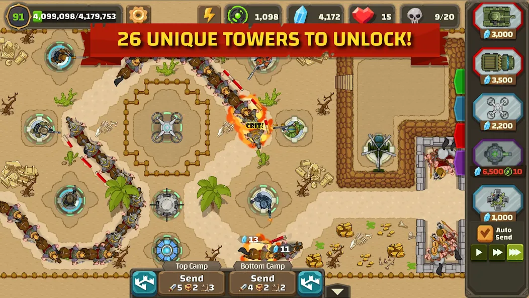 Ancient Allies Tower Defense (Аншент Эллайес Тауэр Дефенс)  [МОД Mega Pack] Screenshot 1