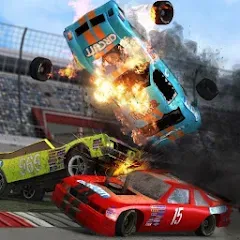 Взлом Demolition Derby 2 (Демолиция Дерби 2)  [МОД Mega Pack] - стабильная версия apk на Андроид