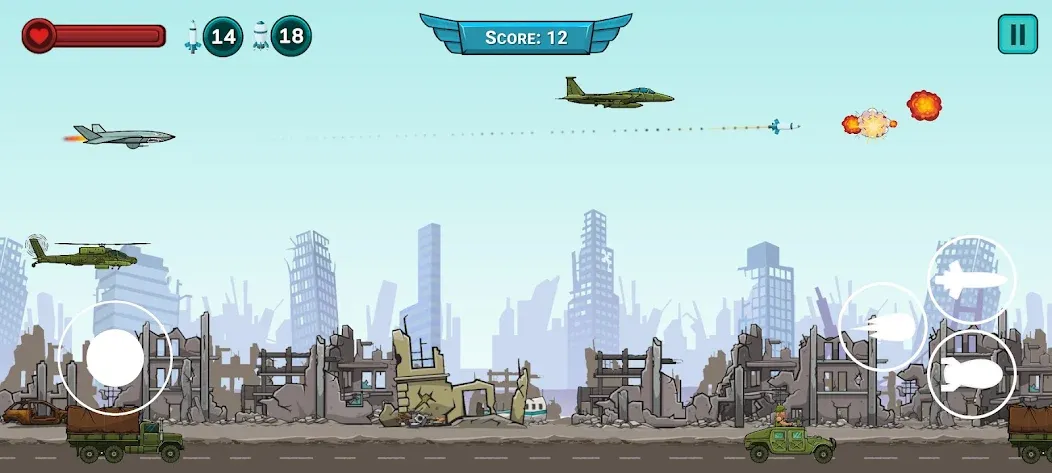 UCAV Airstrike (ЮСАВ авиационный удар)  [МОД Много монет] Screenshot 3